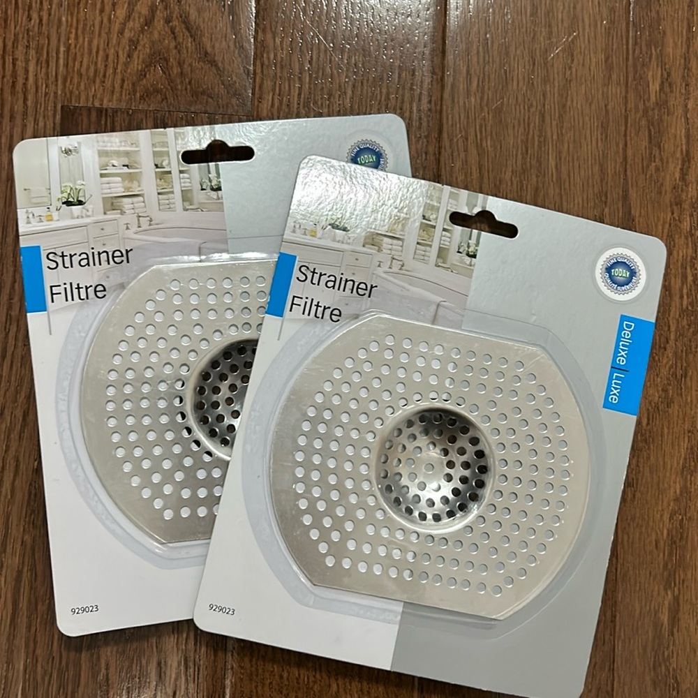 Sink and tub strainer (pack of 2)